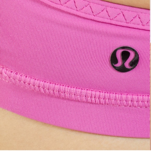 🍋 LULULEMON MAGENTA PINK V FRONT SPORTS BRA TOP 6 - Picture 13 of 15